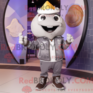 Mascot character of a Gray...