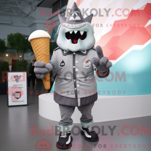 Personaggio mascotte cono...