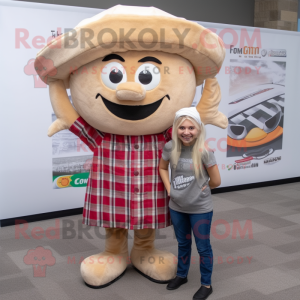 Tan Tacos maskot kostume...