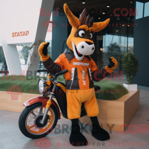 Mascottefiguur van een...
