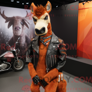 Mascottefiguur van een...