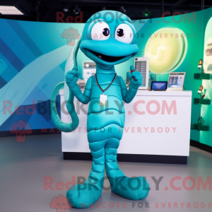 Mascottefiguur van een...
