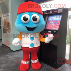 Mascot character of a...