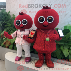 Mascot character of a Red...