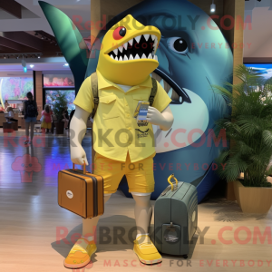 Mascot character of a Lemon...