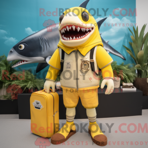 Personagem de máscara de um...