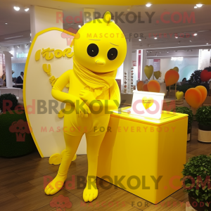 Mascot karakter van een...