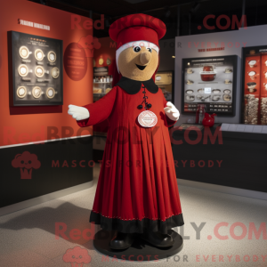 Mascot character of a Red...
