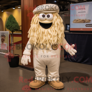 Maskot karakter af en creme...