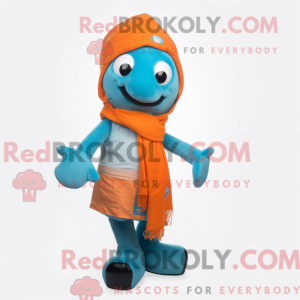 Postava maskota azurového...