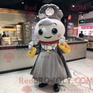 Mascot character of a Gray...