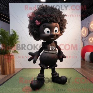 Mascot character of a Black...