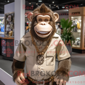 Mascot karakter van een...