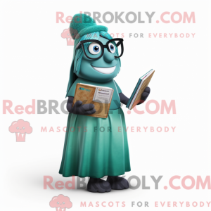 Mascot character of a Teal...