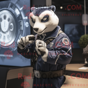 Postava maskota Navy Badger...