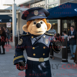 Mascot character of a Navy...
