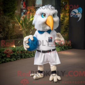 Mascot character of a White...