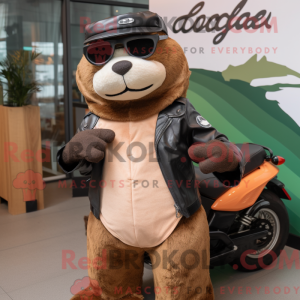 Mascottefiguur van een...