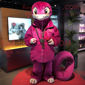 Mascot character of a...