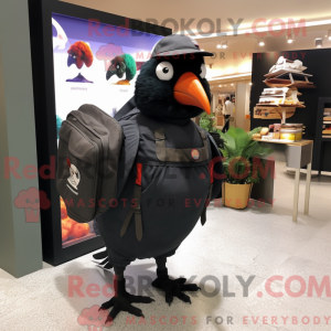 Mascot character of a Black...