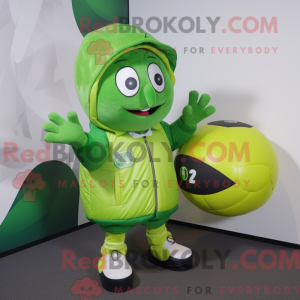 Mascot character of a Lime...