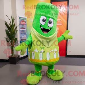 Mascot character of a Lime...