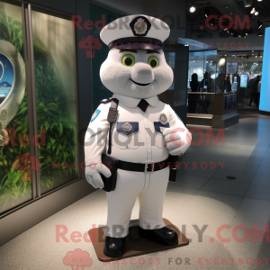 Mascot character of a White...