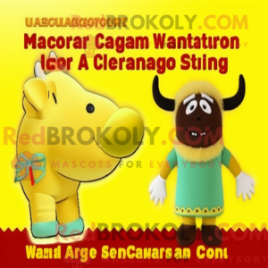 Mascot character of a...