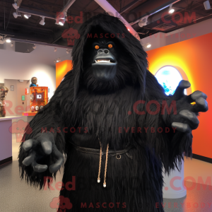 Mascot character of a Black...
