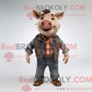 Mascot character of a Rust...