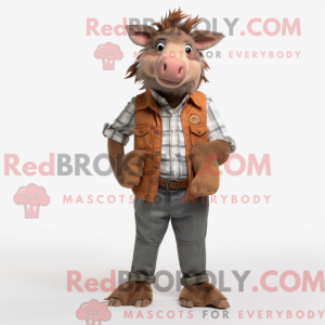 Mascot character of a Rust...