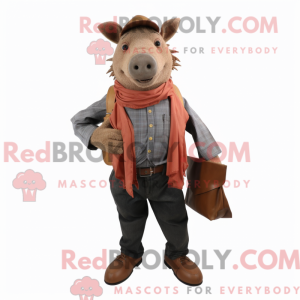 Mascot character of a Rust...