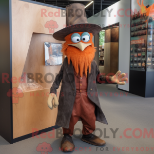 Maskotfigur af en...