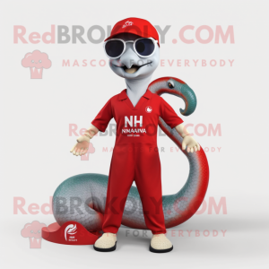 nan Hydra mascot costume character dressed with a Dress Pants and Keychains