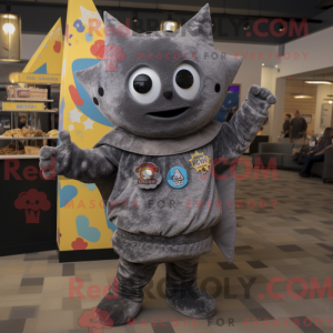 Mascot character of a Gray...