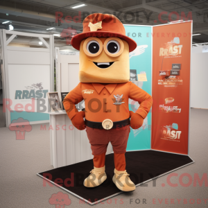 Mascot character of a Rust...