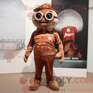 Mascot character of a Rust...