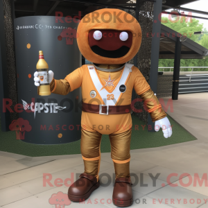 Mascot character of a Rust...