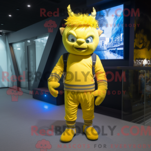 Mascot karakter van een...