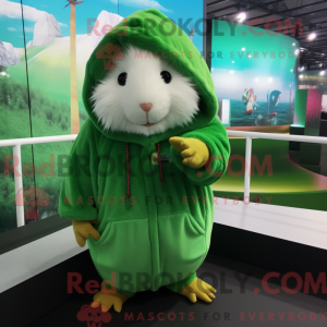 Mascot character of a Green...