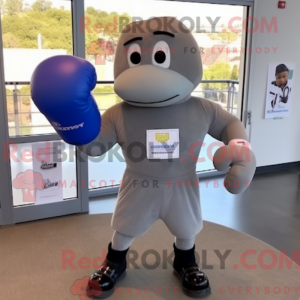 Mascot character of a Gray...