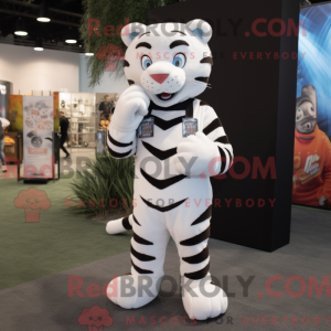 Caráter de máscara de tigre...