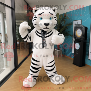 Caráter de máscara de tigre...