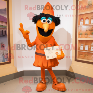 Mascot karakter van een...