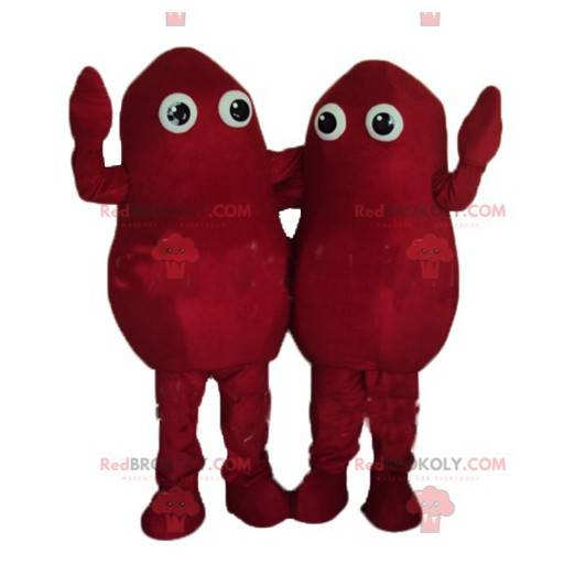 2 mascots of red potatoes - Redbrokoly.com