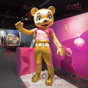 Mascot character of a Gold...