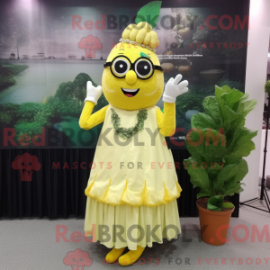 Mascot character of a Lemon...