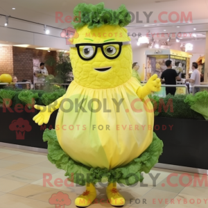 Mascot character of a Lemon...
