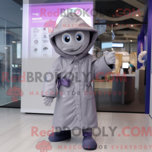 Mascot character of a Gray...