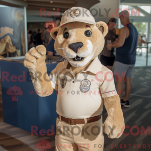 Mascottekarakter van een...